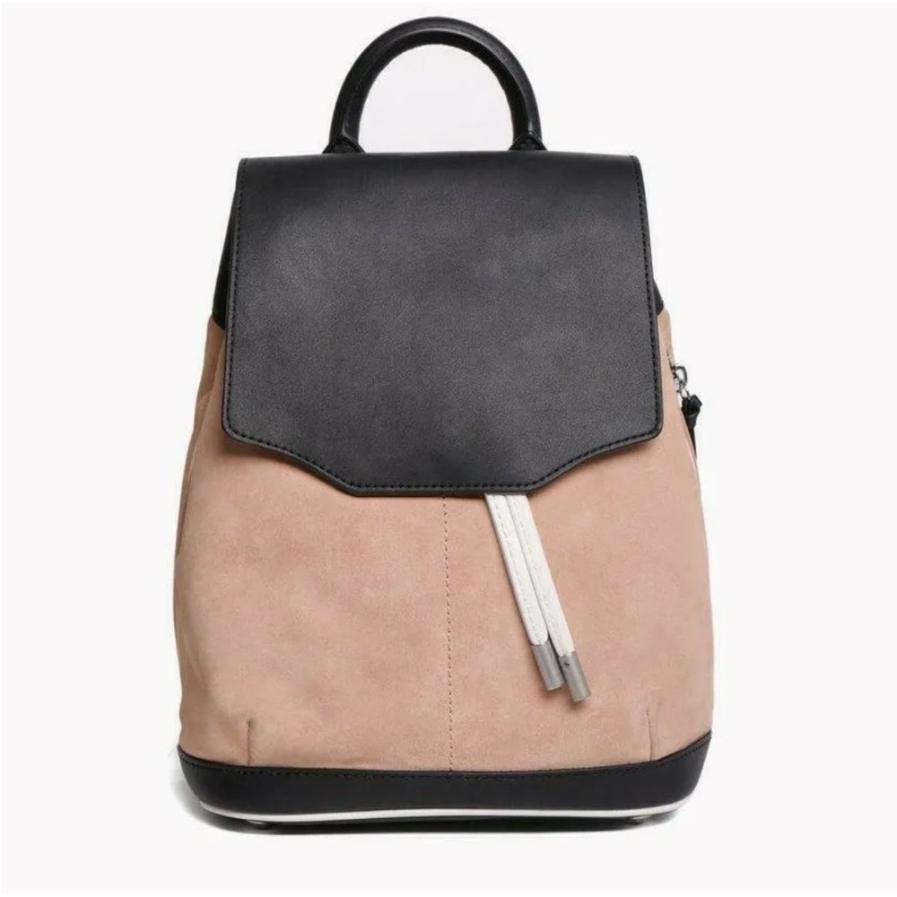 Rag & Bone mini two-tone suede Pilot backpack NWOT